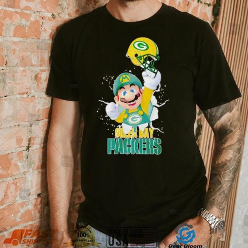 Super Mario x NFL Green Bay Packers shirt