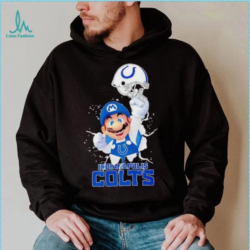 Super Mario x NFL Indianapolis Colts shirt