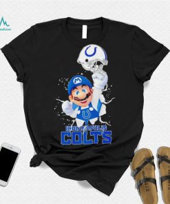 Super Mario x NFL Indianapolis Colts shirt