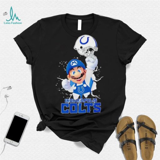 Super Mario x NFL Indianapolis Colts shirt