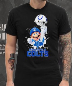 Super Mario x NFL Indianapolis Colts shirt