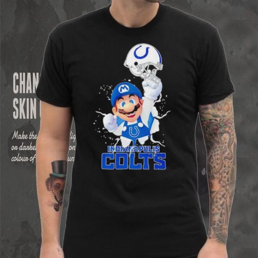 Super Mario x NFL Indianapolis Colts shirt
