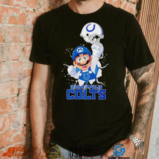 Super Mario x NFL Indianapolis Colts shirt