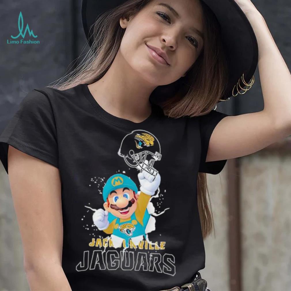 Super Mario x NFL Jacksonville Jaguars shirt Super Mario x NFL Jacksonville Jaguars shirt