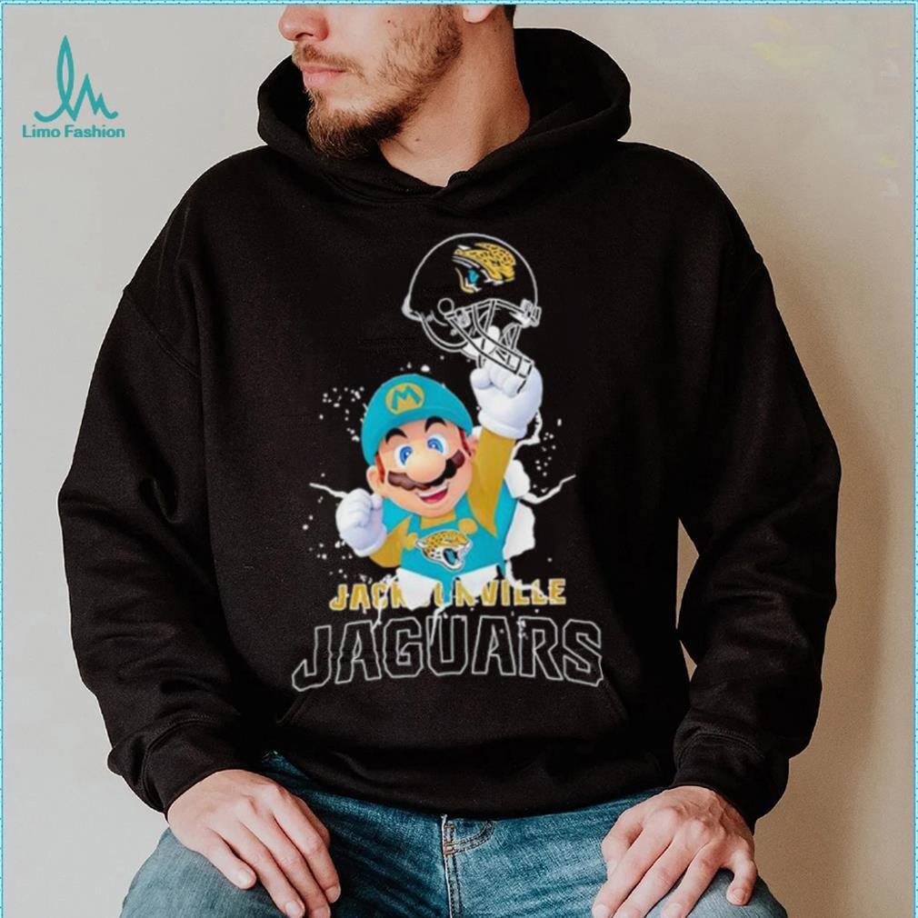 Super Mario x NFL Jacksonville Jaguars shirt Super Mario x NFL Jacksonville Jaguars shirt