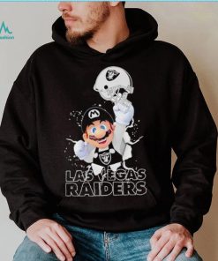 Super Mario x NFL Las Vegas Raiders shirt