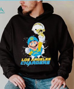 Super Mario x NFL Los Angeles Chargers shirt