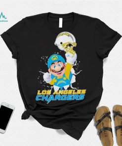 Super Mario x NFL Los Angeles Chargers shirt