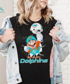 Super Mario x NFL Miami Dolphins shirt