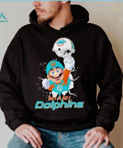 Super Mario x NFL Miami Dolphins shirt