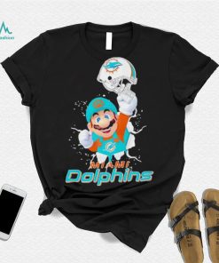 Super Mario x NFL Miami Dolphins shirt