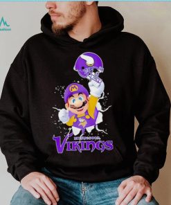 Super Mario x NFL Minnesota Vikings shirt
