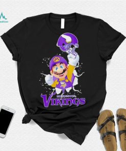 Super Mario x NFL Minnesota Vikings shirt