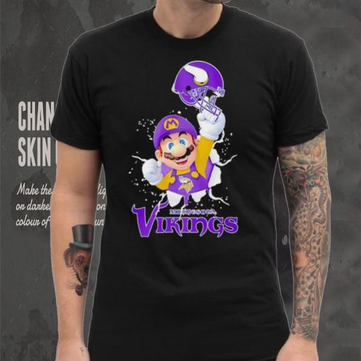 Super Mario x NFL Minnesota Vikings shirt