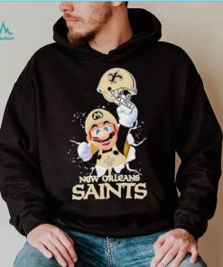 Super Mario x NFL New Orleans Saints shirt