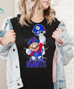 Super Mario x NFL New York Giants shirt