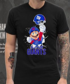 Super Mario x NFL New York Giants shirt