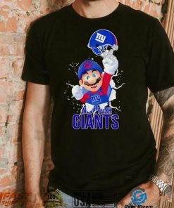 Super Mario x NFL New York Giants shirt