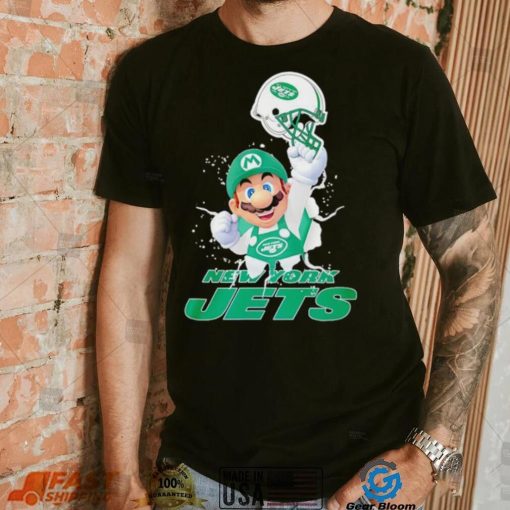 Super Mario x NFL New York Jets shirt