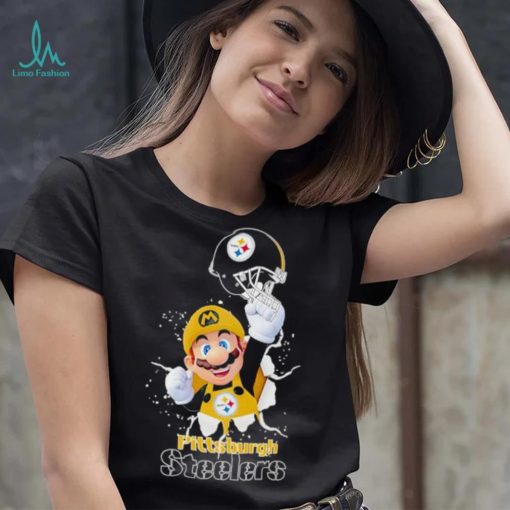 Super Mario x NFL Pittsburgh Steelers shirt