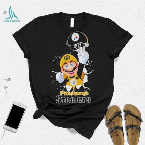 Super Mario x NFL Pittsburgh Steelers shirt