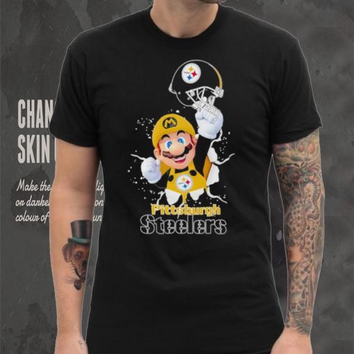 Super Mario x NFL Pittsburgh Steelers shirt