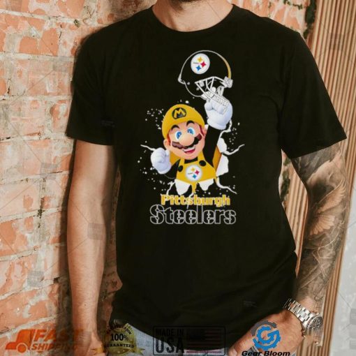 Super Mario x NFL Pittsburgh Steelers shirt