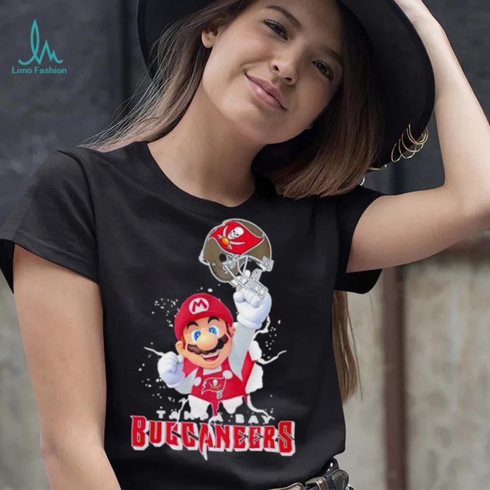 Super Mario x NFL Tampa Bay Buccaneers shirt Super Mario x NFL Tampa Bay Buccaneers shirt