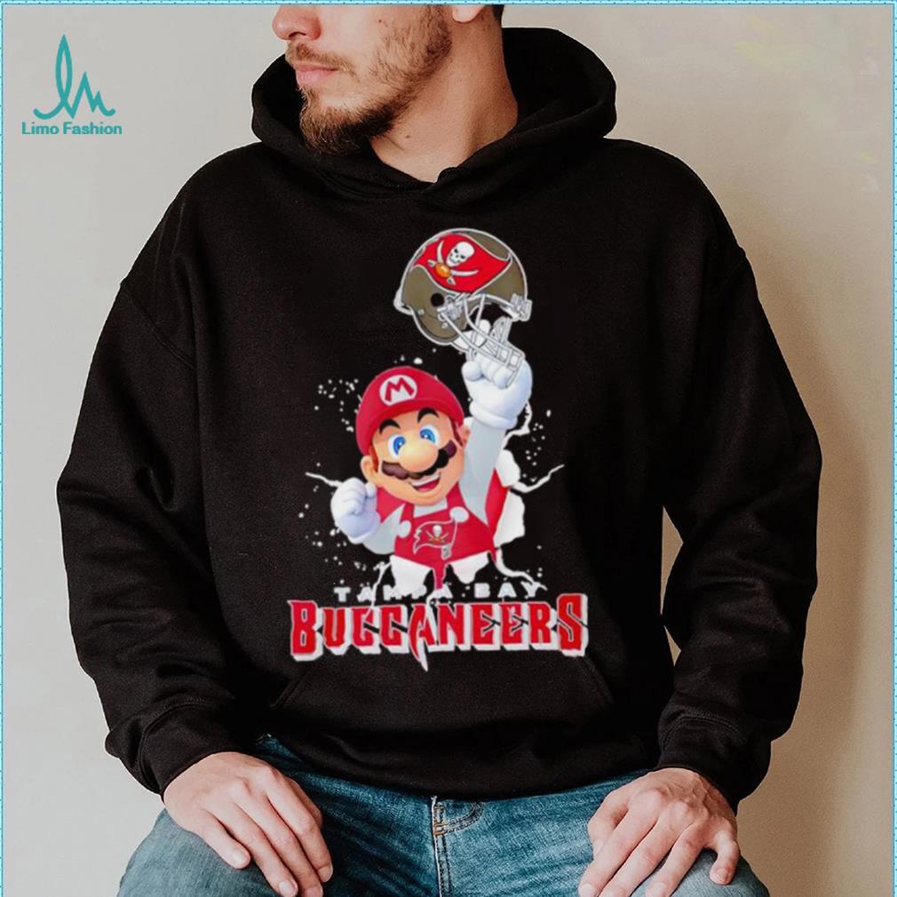 Super Mario x NFL Tampa Bay Buccaneers shirt Super Mario x NFL Tampa Bay Buccaneers shirt