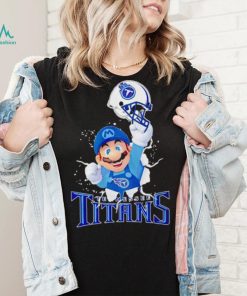Super Mario x NFL Tennessee Titans shirt