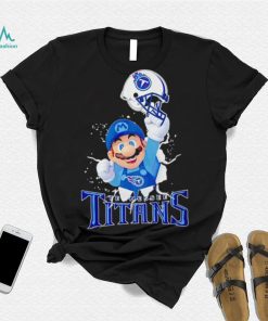 Super Mario x NFL Tennessee Titans shirt