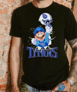 Super Mario x NFL Tennessee Titans shirt