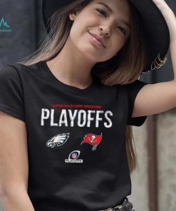 Super Wild Card Weekend playoffs Eagles vs Buccaneers NFL logo 2024 shirt