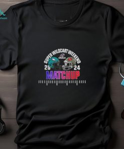 Super Wildcard Weekend NFL Playoffs Philadelphia Eagles Vs Tampa Bay Buccaneers football matchup 2024 shirt