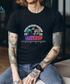 Super Wildcard Weekend NFL Playoffs Philadelphia Eagles Vs Tampa Bay Buccaneers football matchup 2024 shirt