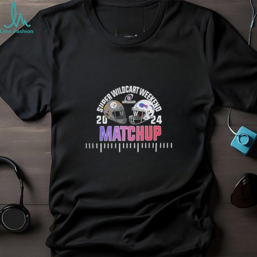 Super Wildcard Weekend Pittsburgh Steelers vs Buffalo Bills 2024 NFL Matchup shirt
