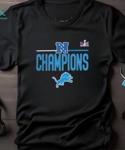 Super bowl lviiI detroit lions 2024 NFC champions t shirt