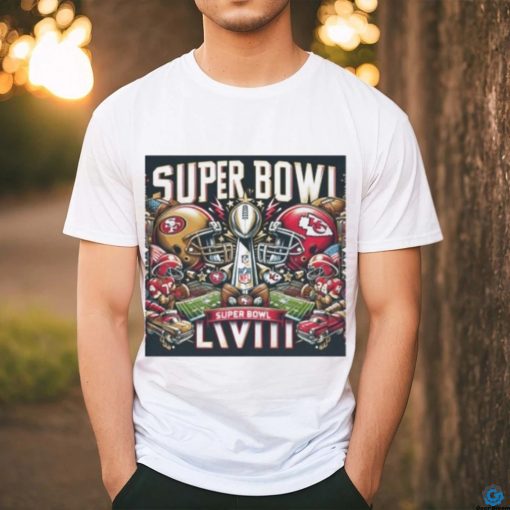 Superbowl Lviii 49Ers Vs Chiefs Super Bowl Tee shirts