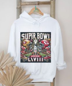Superbowl Lviii 49Ers Vs Chiefs Super Bowl Tee shirts