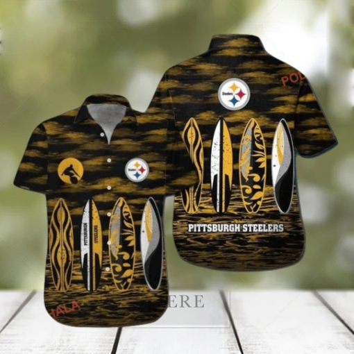 Surf & Sand Style Pittsburg Steelers Hawaiian Shirt