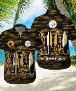 Surf & Sand Style Pittsburg Steelers Hawaiian Shirt