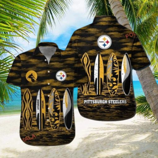 Surf & Sand Style Pittsburg Steelers Hawaiian Shirt