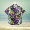 TCU Horned Frogs Black Floral Hawaiian Shirt