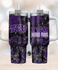 TCU Horned Frogs Realtree Hunting 40oz Tumbler