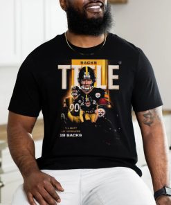 TJ Watt Pittsburg Steelers Sacks Title 3x Sack King Unisex T Shirt