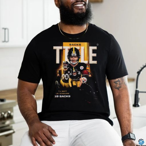 TJ Watt Pittsburg Steelers Sacks Title 3x Sack King Unisex T Shirt