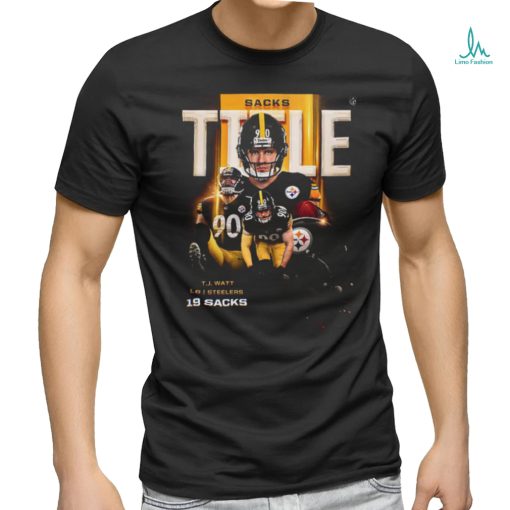 TJ Watt Pittsburg Steelers Sacks Title 3x Sack King Unisex T Shirt