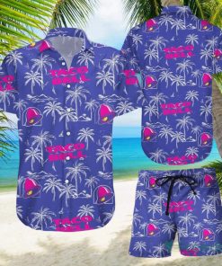 Taco Bell v3 Tropical Flower Aloha Hawaiian Shirts And Short Summer Beach Set