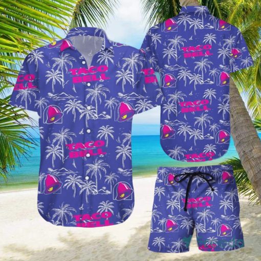 Taco Bell v3 Tropical Flower Aloha Hawaiian Shirts And Short Summer Beach Set