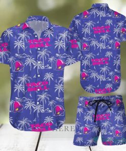 Taco Bell v3 Tropical Flower Aloha Hawaiian Shirts And Short Summer Beach Set